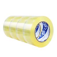 Custom Bopp Acrylic Adhesive Shipping Opp Packing Tape Carton Package Sealing Tape With Color Printed Logo