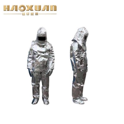 Aluminum Foil fiberglass aramid fabric for Fire Protecting Coveralls