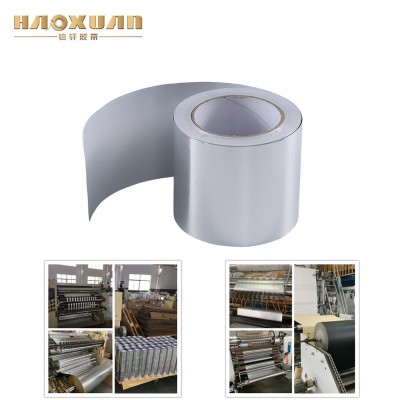 Metallic Silver Floor Sticker Custom Measure Metal Air Conditioner Tape